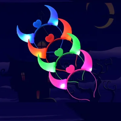 Big Size Led Horn Headbands Party Favors Birthday Gifts for Adult