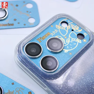 Ultra-Thin HD Silver Glitter 2.5D 9H Tempered Glass Lens Protector Anti-reflection High Quality for 17 Pro Full Screen