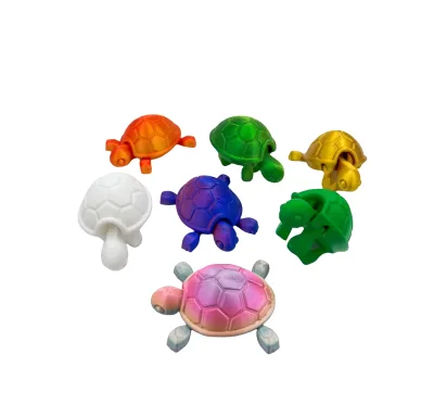 New Designs Custom 3D Printed Plastic Turtle Anxiety Relaxing Cube Decompression Educational Toys