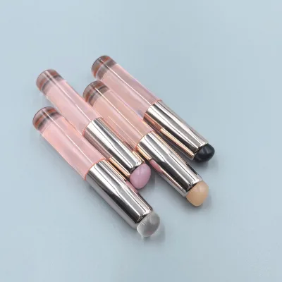 Wholesale Beauty Tools Silicone Lip Brushes Private Label Concealer Makeup Brushes Lipstick Applicator With Lid Cosmetic Tool
