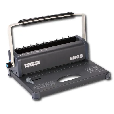 8670 Double Coil Iron Ring 34 Holes A4 Wire Metal Binding Machine Calendar Punching Machine