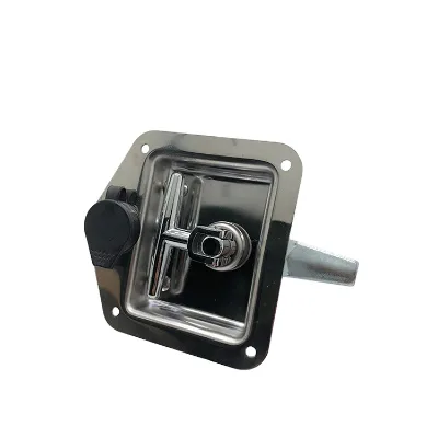 304 Stainless Steel Vehicle Truck Trailer Drop T Handle Door Lock D Type Tool Canopy Hatch Lock Latch Spring Pins Cabin Door