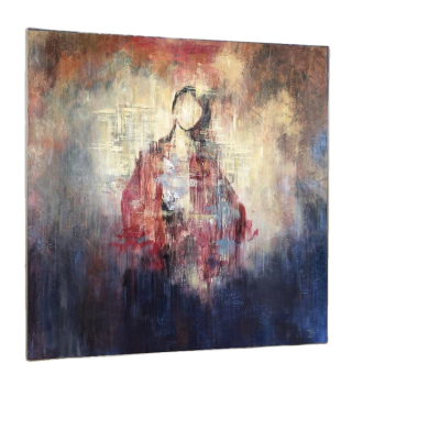 Original Paintings Large Abstract Figurative Creative Painting on Canvas Colorful Girl Modern Prints