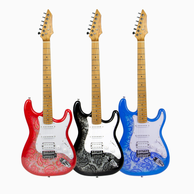 China Guitar Manufacturer Electric Guitar with Paisley Style Custom Electro Guitar