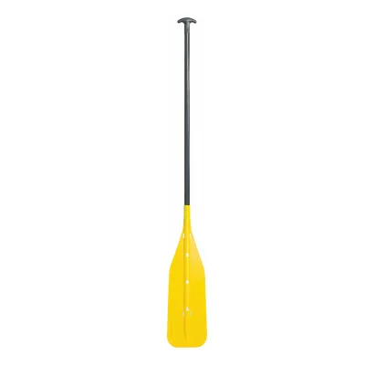 New Arrival Outdoor Kayak Paddling Water Sports Plastic PP Blade 1-Piece Fixed Length Aluminum Canoe Paddle