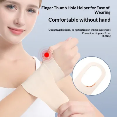 Ultra-Thin Wrist Brace Support for Carpal Tunnel Elastic Wrist Wraps Right and Left Hands Wrist Support for Fitness Enthusiasts