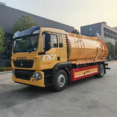 Sinotruk Howo Suction Vacuum Truck Mobile Vacuum and Pressure Suction Truck Direct Sales