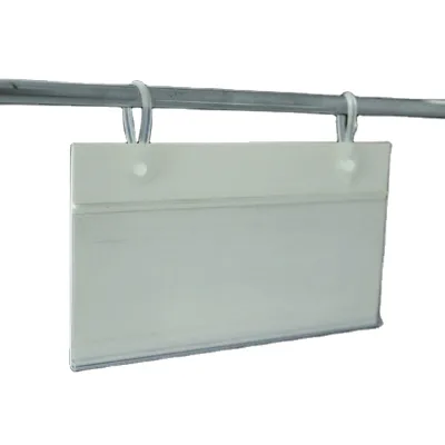 hanging adhesive data strip for supermarket