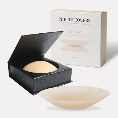 Hot-selling Sexy Silicone Breast Patch Solid Color Invisible Seamless Ultra-thin Anti-bump Waterproof Self-adhesive Nipple Cover