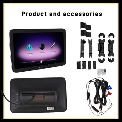 11.6 Inch Full HD 1920x1080 TFT LCD Touchscreen Rear Seat Entertainment System Android Auto WiFi Built-in Speaker Hi-Res Audio