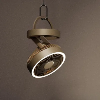 Multi Function Camping Lantern Table Fan Wall Home Mini Powerbank Portable Fans Air Circulation Fans