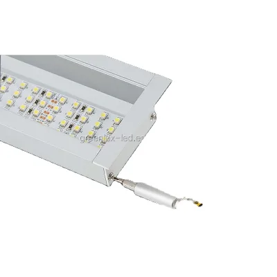 50mm Recessed Big Wide Aluminium Led Extrusion/ Profile Housing for Led Strip Linear Light