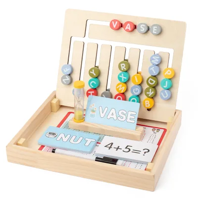 Interactive Walking Learning Math Toys for Kids Customizable Educational Puzzle with Counting Numbers in Wood Paper Material