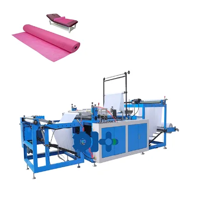 Disposable Non Woven Precut Hole Massage Table Sheets Roll Making Machine