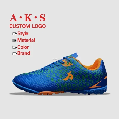 Footwear Manufacturer Hot Sale 39-47 TPU Electroplating Gold AG Spike Football Shoes Low Price Soccer Shoes Custom