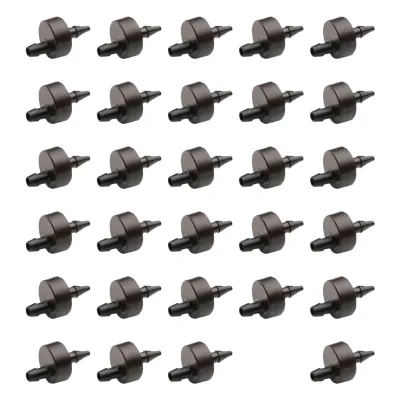 1 Gallon Per Hour Spot Watering Flat Drip Irrigation Emitter Plastic Dripper Accessories 30 Pack