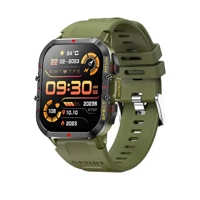 Newest T21 Sports Smart Watch 1.96 Inch Bt Call Ip67 Waterproof App Control Fitness Tracker