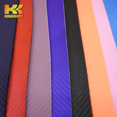 Calcio and Lexus Grass Mat Pattern Pvc Leather Football Boot Leather for Soccer Shoes Upper