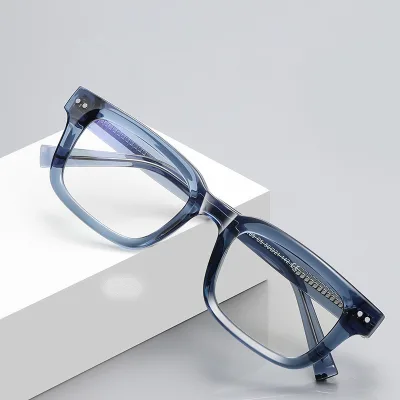 TR90 Solid Classic Full Rim Rectangular Anti-Blue Light Computer Glasses Frames Lightweight for Men Women