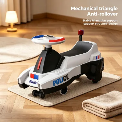 Trending Products Baby Swing Police Wiggle Car Ride on Balance Training Scooter Bike Balance Training Scooter Bike Toys for Kids