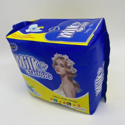 Organic Cotton Negative Lon Sanitary Pad for Women Competitive Price Natural Feminine Hygiene Period Pads Sanitary Napkins