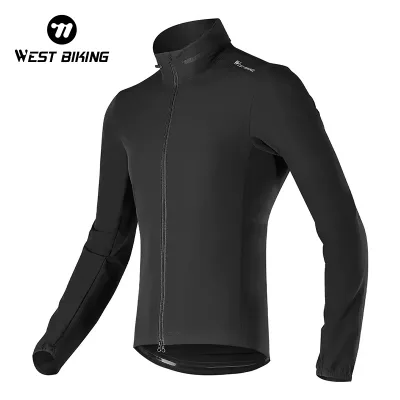 WEST BIKING New Motorbike All Black Racing Fashion Men'S Jackets Windbreaker Outdoor Waterproof Cycling Jacket Custom Logo Women