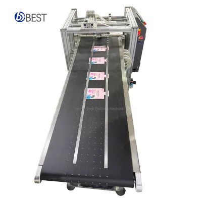 Automatic Adsorption Paging Machine Film Plastic Bags Updraft Paging Machine for Zipper Bags