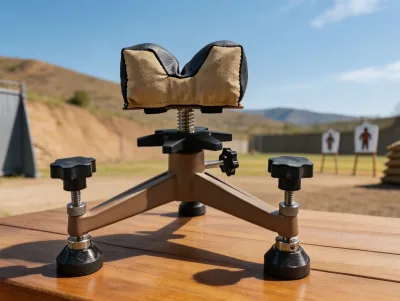 Adjustable Metal V-Yoke Shooting Rest for Different Shooting Models and Shooting Targets