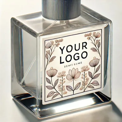 CC930 Custom printing waterproof perfume bottle label skin care products glass bottle logo sticker cosmetic bottle label sticker