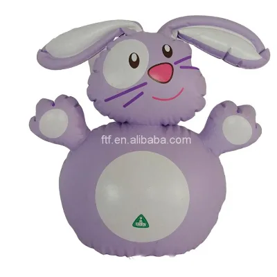 Funny Customised Factory Price Inflatable Rabbit Tumbler Punching Bag