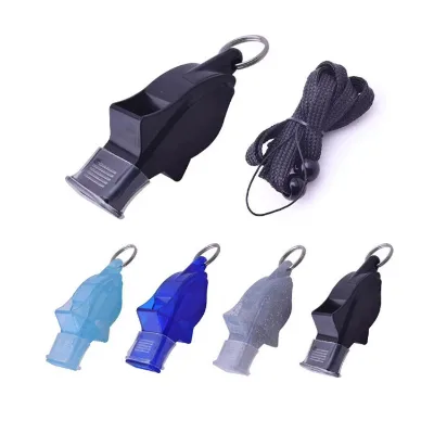 Dolphin Whistle Referee Whistle Set with Comfortable Plastic Mouth Guard