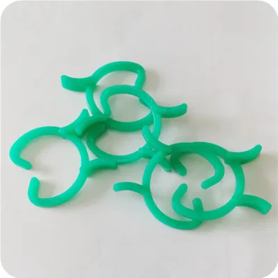 Green Plastic Plant Clips for Garden