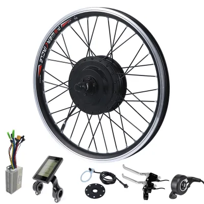 Ebike Conversion Kit 36V 500W Brushless Gearless Motor Rear Drive Spin Fly Kit/Yufan S830 Instrument Ebike Motor Kit