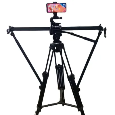 Jianmei 120 cm Camera Video Slider Rail Support Rod Bar for Slider Dolly Rail Track Photography Stabilizer System Tripod