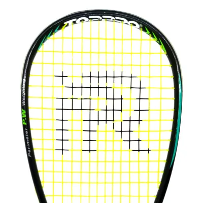 Professional Carbon Squash Racket DYNANIC JR 90% Carbon +10% FRP Construction SCAzon 1.2mm String for Beginners Advanced Players