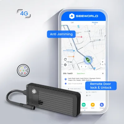 Support Remote Control Car Door Open and Close 4G Vehicle GPS Tracker Real-Time Tracking Location