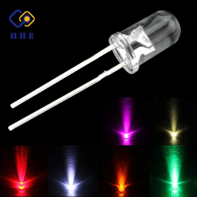 high quality 2 pin rgb led fast or slow flashing