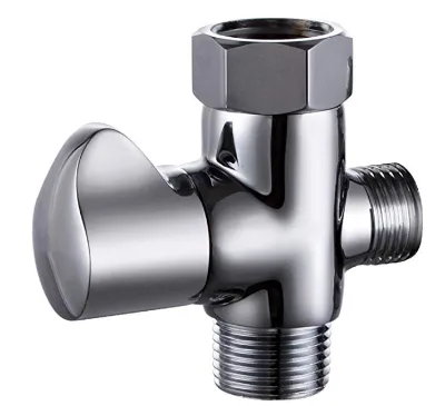 2020 New Arrivals Solid Brass Toilet Flow Switch For Water Pump Shower Valve With Divertert-adapter Bidet