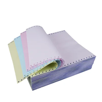 Manufacturer 3 Plys 4ply Continuous Copy Computer Forms Carbonless Paper Made in China for Laser Printer