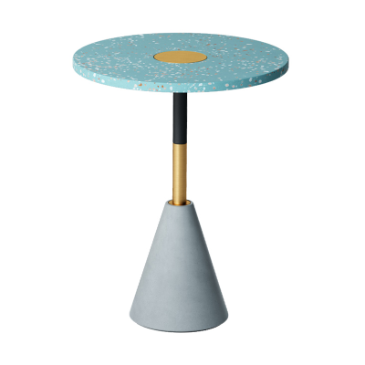 High Quality Concrete Marble Material Table Cute Colorful Furniture for Dining Living Room Bedroom Hotel Use Easy Installation