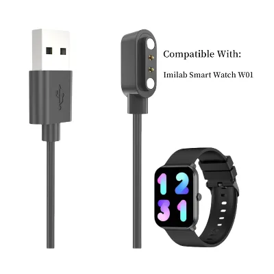 Smartwatch Dock Charger Adapter USB Charging Cable for Imilab Smart Watch W01 Charge Accessories