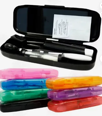 Custom 8 Piece Orthodontic Care Kit With Intraoral Camera Timer Wax Floss Threader Travel Set