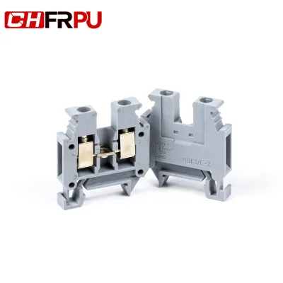 CHFRPU MBK3-E/Z 2.5mm2 Mini Feed Cage Stud Terminal Block Combined DIN Rail Screw Micro Terminal Block Micro Connector Terminals
