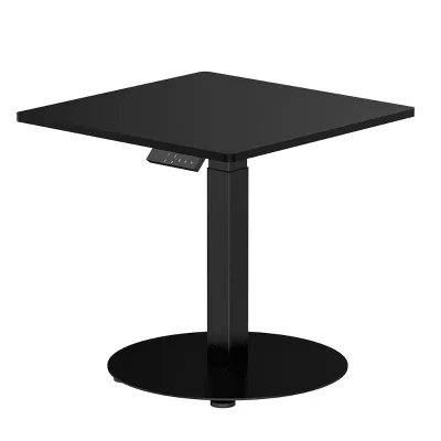 Single Leg Workstation Electric Sit to Stand Desk Frame Height Adjustable Standing Desk With Metal Base