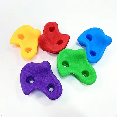 Colorful Plastic Kids Adults Climbing Rocks for Outdoor/Indoor Home Playground Adventure Park Sports Park DIY Climbing Wall Grip