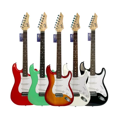 wholesale High quality Adult Size Electric Guitar Multiple Color guitarra electrica OEM Customization ST Classic guitar electric