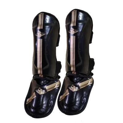 High Quality Factory Price Muay Thai Leg Guards Adult Kids Boxing Instep Guards Sparring Grappling Shin Guards