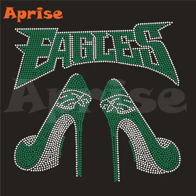 Rhinestone Custom Design Eagle Hot Fix Rhinestone Transfer