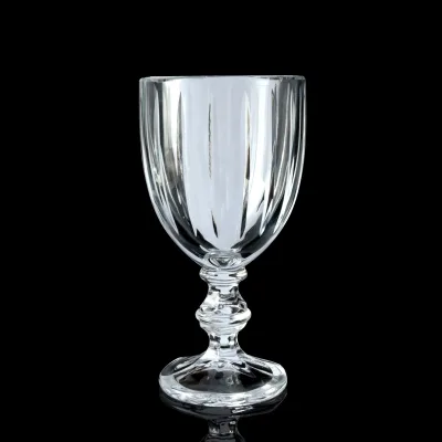 Luxury European Design 12 oz Clear Glass Wine Glasses Eco-Friendly & Durable Drinkware for Weddings and Daily Use