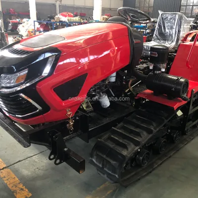 High Standard 80 HP Crawler Tractor Use in Both Dry Land and Paddy Wheels with Long Term Usage